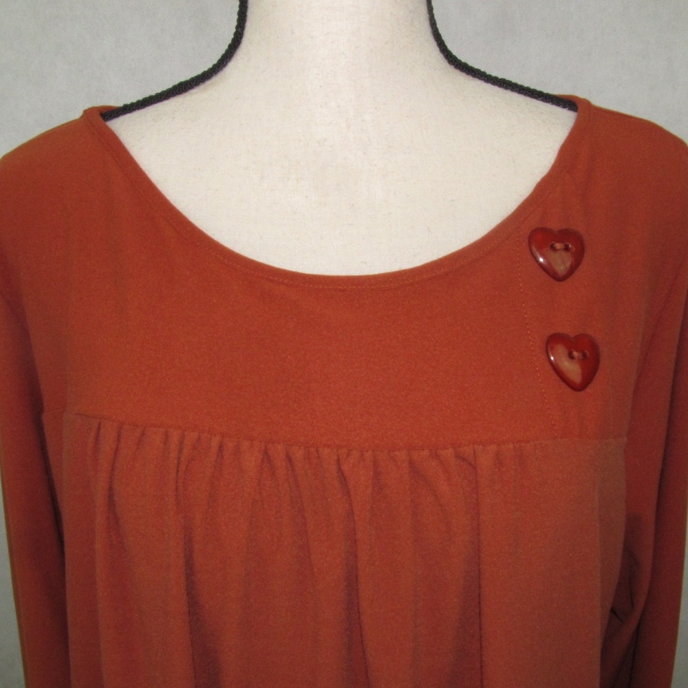LIZ in LA Top Plus Sizes 1X 2X 3X Long Sleeve - Picture 4 of 8